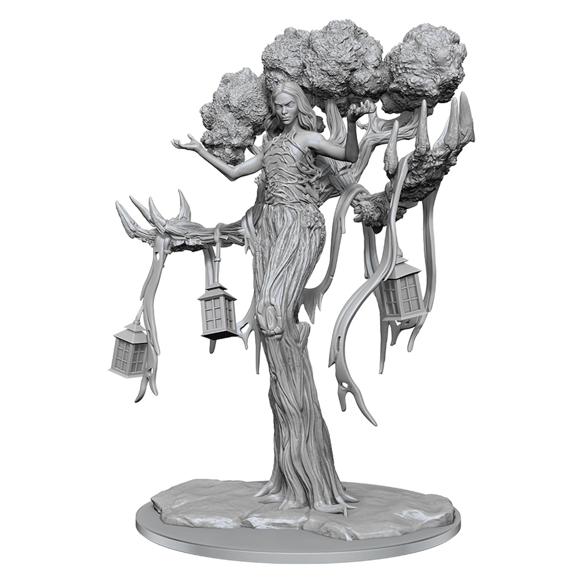 Magic the Gathering Unpainted Miniatures Wrenn and Seven