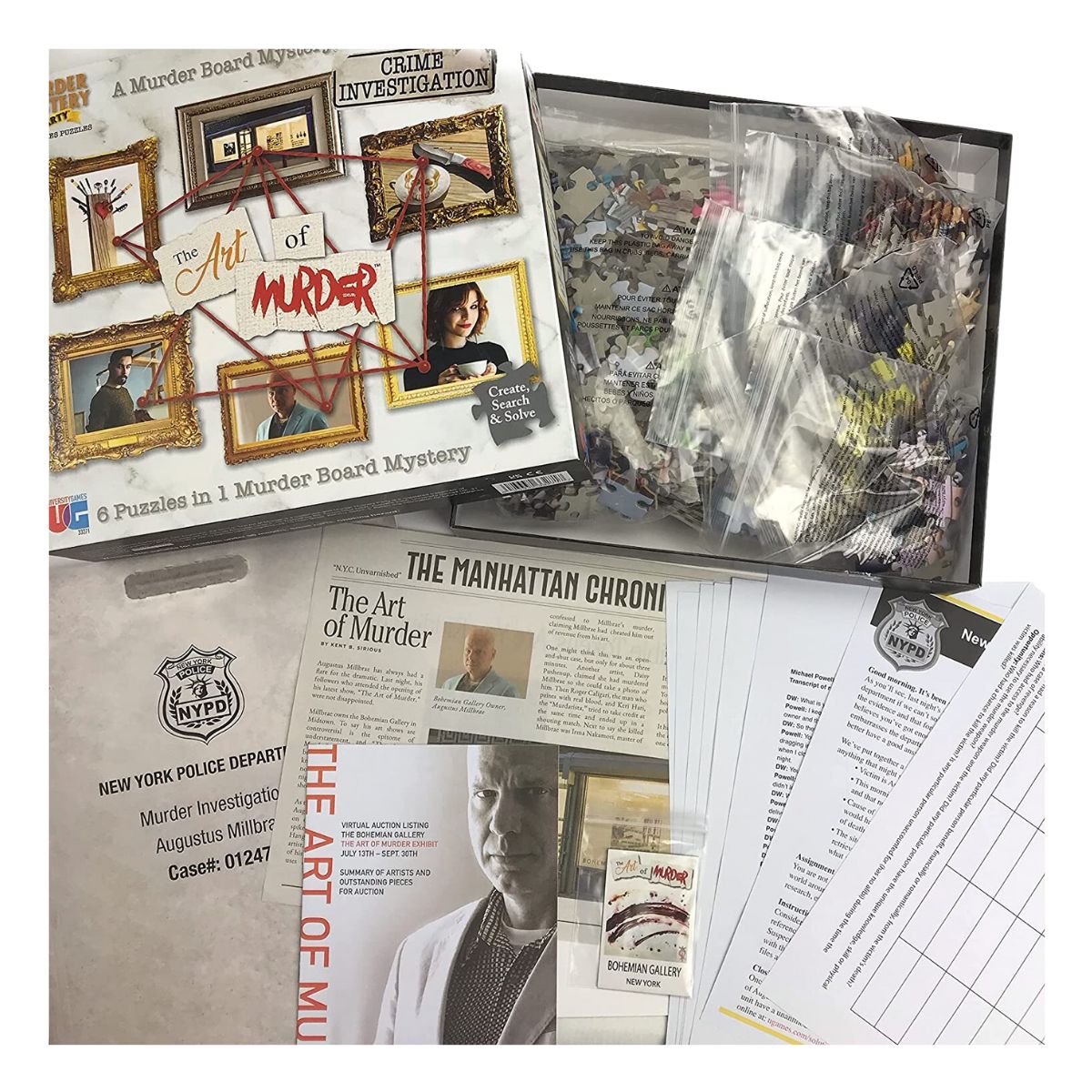 Murder Mystery Party Case Files - The Art Of Murder