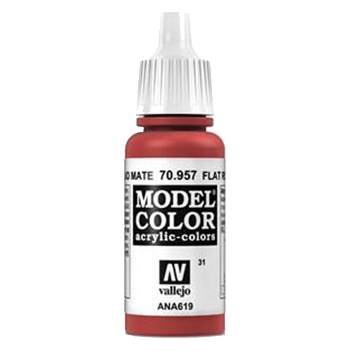 Vallejo Model Colour - Flat Red 17 ml