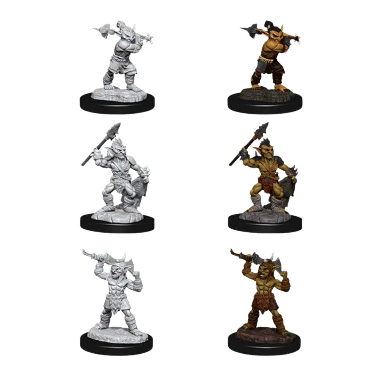 D&D Nolzurs Marvelous Unpainted Miniatures Goblins & Goblin Boss