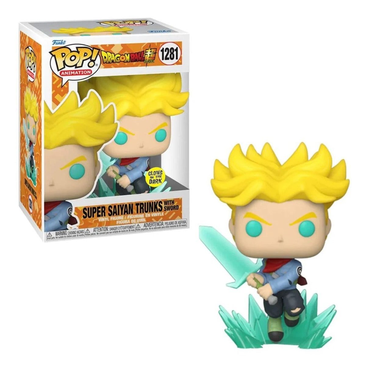 Dragon Ball Super - Super Saiyan Trunks with Sword Glow Pop! Vinyl