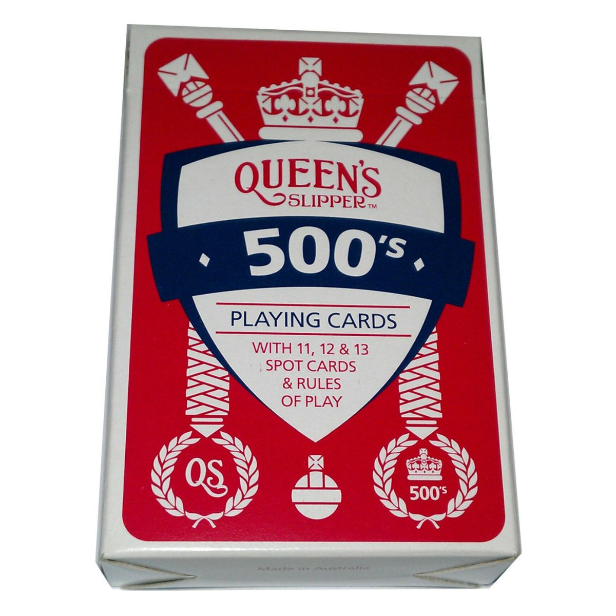 Queens Slipper Poker Playing Cards Single Pack Red