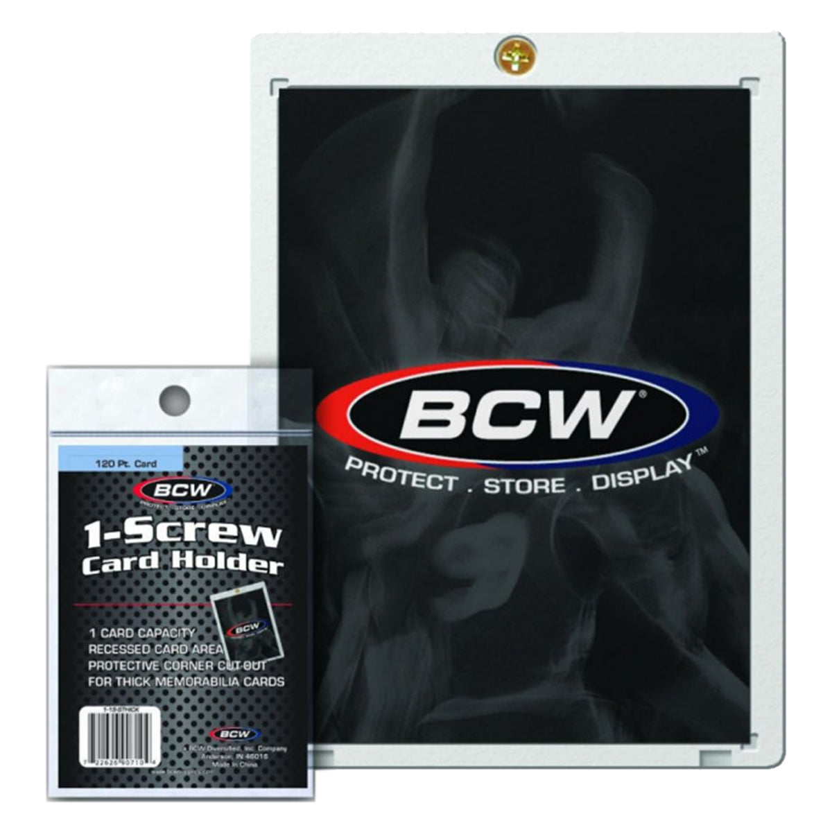 BCW 1 Screw Card Holder Super Thick 120 Pt