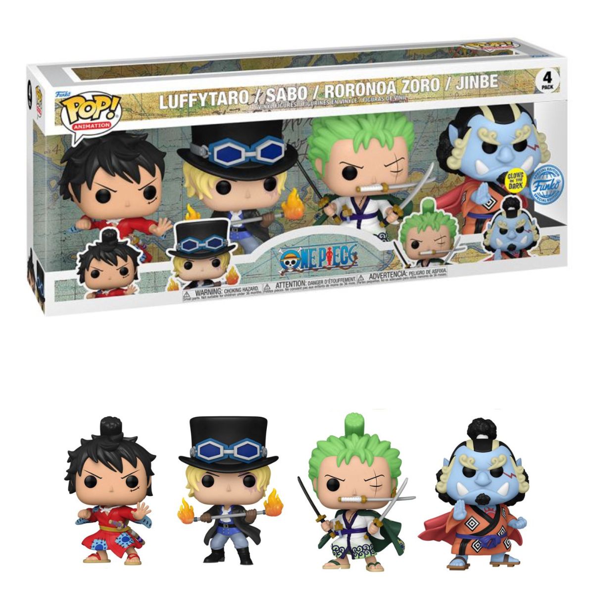 One Piece - Series 4 Pop! Vinyl 4-Pack