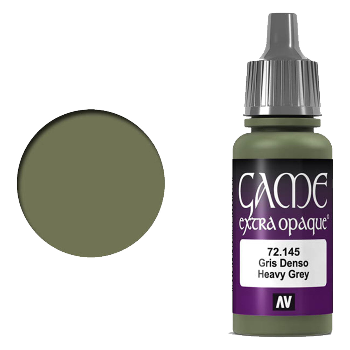 Vallejo Game Colour - Extra Opaque Heavy Grey 17 ml