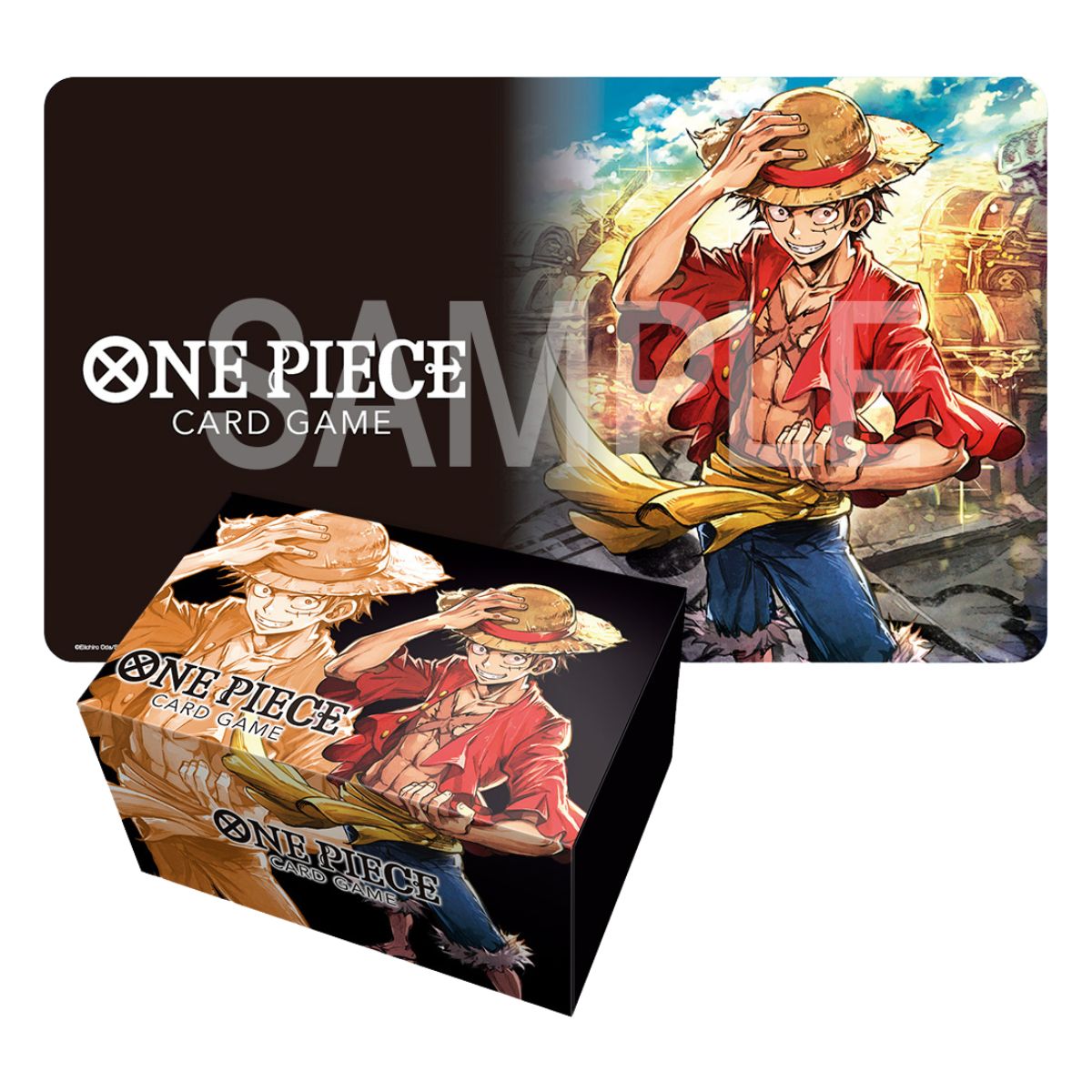 One Piece Card Game Playmat and Storage Box Set Monkey.D.Luffy