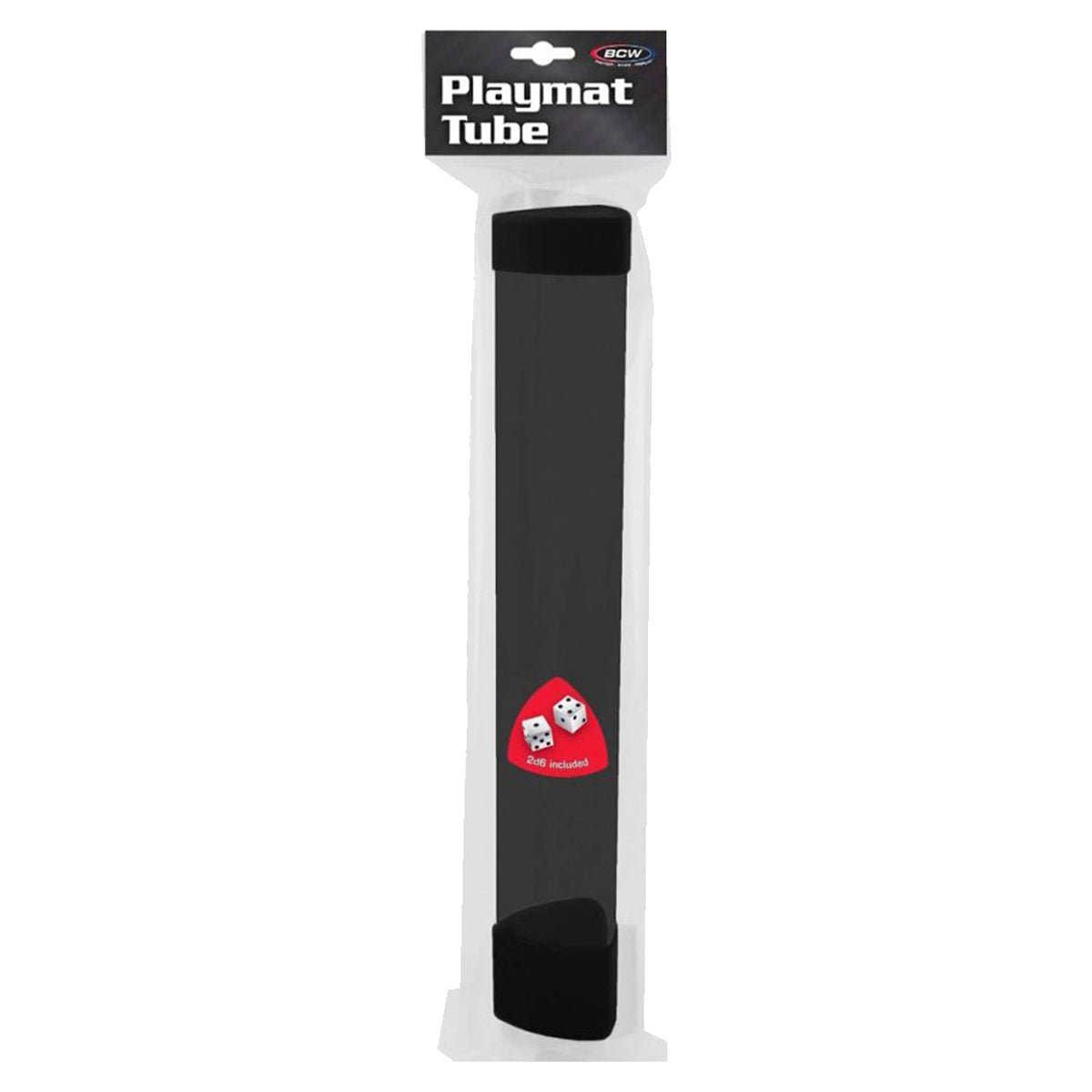 BCW Playmat Tube Smoke with Black Caps/Dice