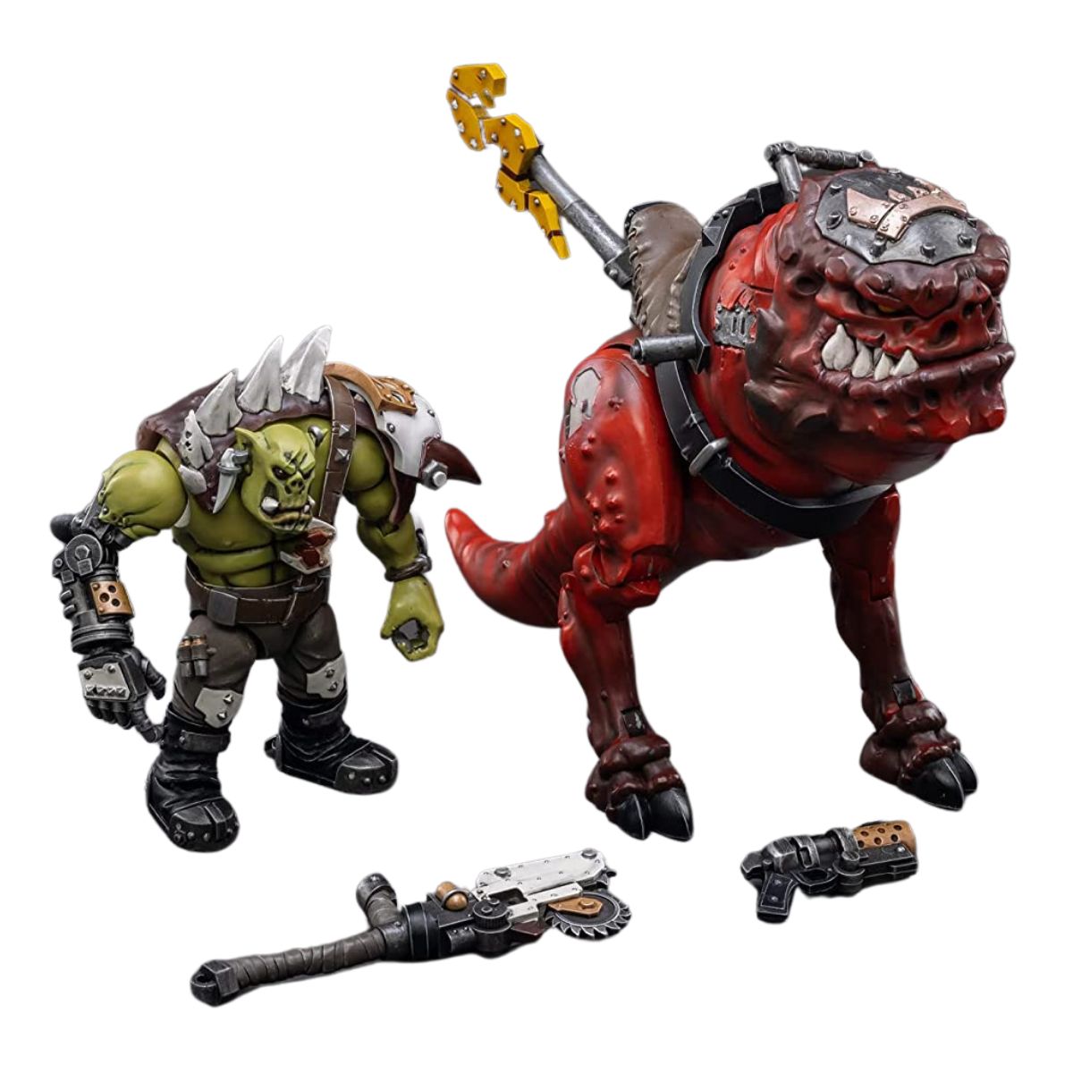 Warhammer Collectibles: 1/18 Scale Orks Squighog Nob On Smasha Squig