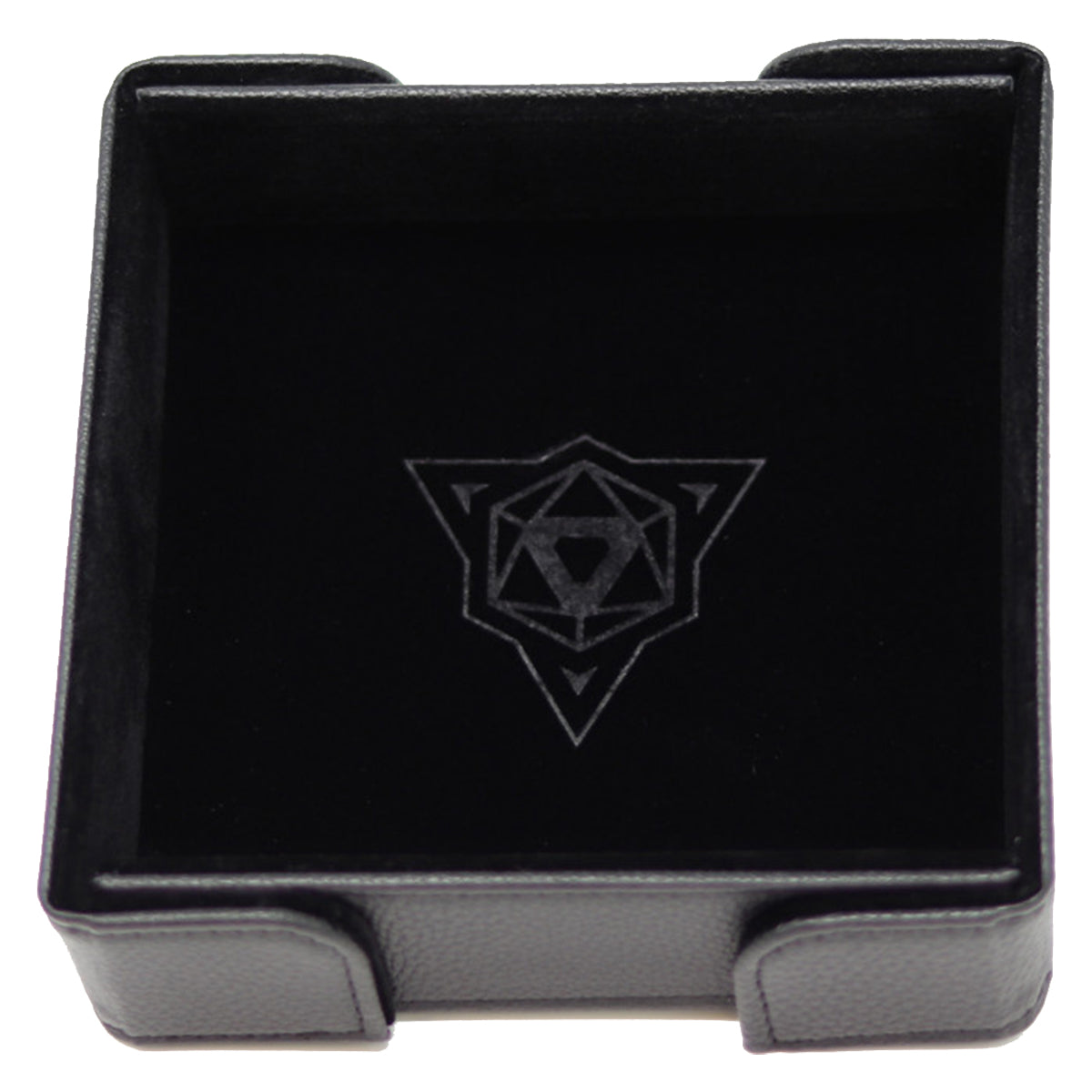 Die Hard Dice Folding Square Tray Black Velvet