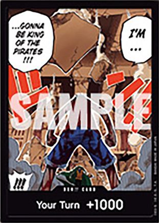 DON!! Card (Luffy vs. Crocodile) (Devil Fruits Collection Vol. 1) - One Piece Promotion Cards Foil