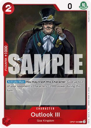 Outlook III (OP07-003) - 500 Years in the Future Foil - One Piece