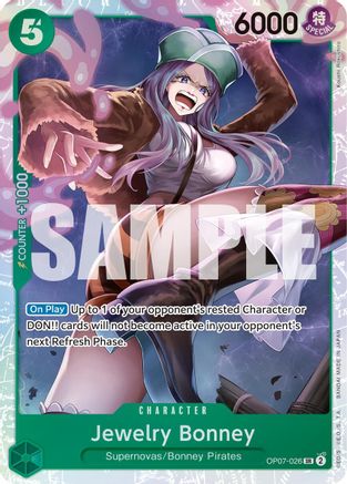 Jewelry Bonney (026) (OP07-026) - 500 Years in the Future Foil - One Piece