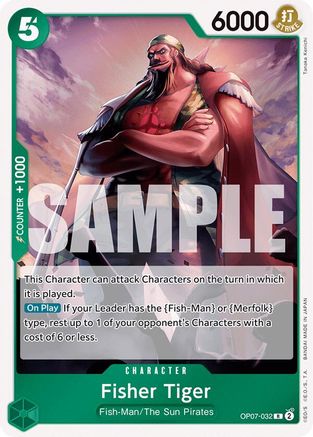 Fisher Tiger (OP07-032) - 500 Years in the Future Foil - One Piece