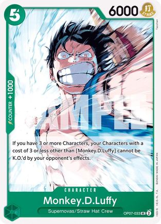 Monkey.D.Luffy (033) (OP07-033) - 500 Years in the Future  - One Piece
