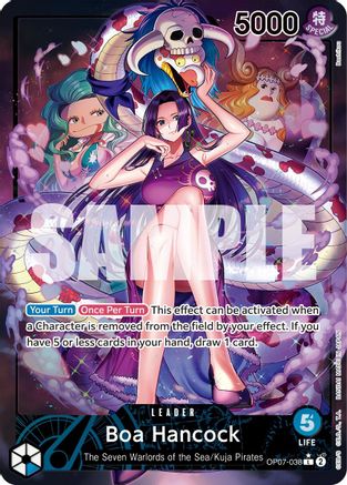Boa Hancock (038) (Parallel) (OP07-038) - 500 Years in the Future Foil - One Piece