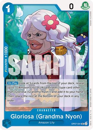Gloriosa (Grandma Nyon) (OP07-041) - 500 Years in the Future  - One Piece