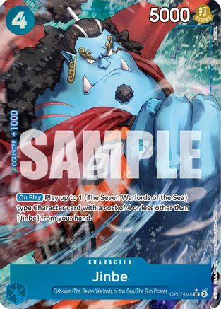 Jinbe (045) (Parallel) (OP07-045) - 500 Years in the Future Foil - One Piece