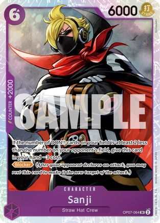 Sanji (OP07-064) - 500 Years in the Future Foil - One Piece