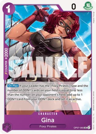 Gina (OP07-065) - 500 Years in the Future  - One Piece