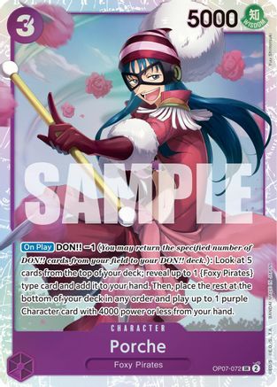Porche (OP07-072) - 500 Years in the Future Foil - One Piece
