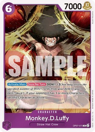 Monkey.D.Luffy (073) (OP07-073) - 500 Years in the Future Foil - One Piece