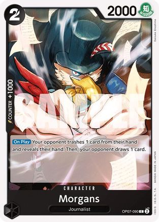 Morgans (OP07-090) 500 Years in the Future - One Piece