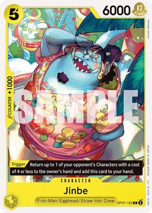 Jinbe (102) (OP07-102) 500 Years in the Future - One Piece