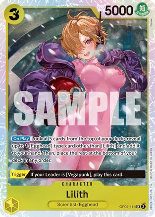 Lilith (OP07-111) - 500 Years in the Future Foil - One Piece