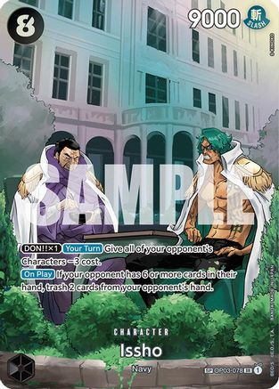 Issho (SP) (OP03-078) - 500 Years in the Future Foil - One Piece