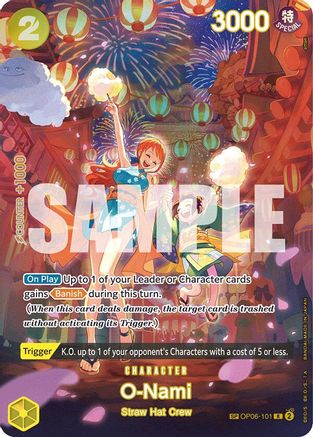 O-Nami (SP) (OP06-101) - 500 Years in the Future Foil - One Piece