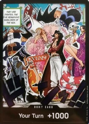 DON!! Card (Alternate Art) - 500 Years in the Future Foil - One Piece
