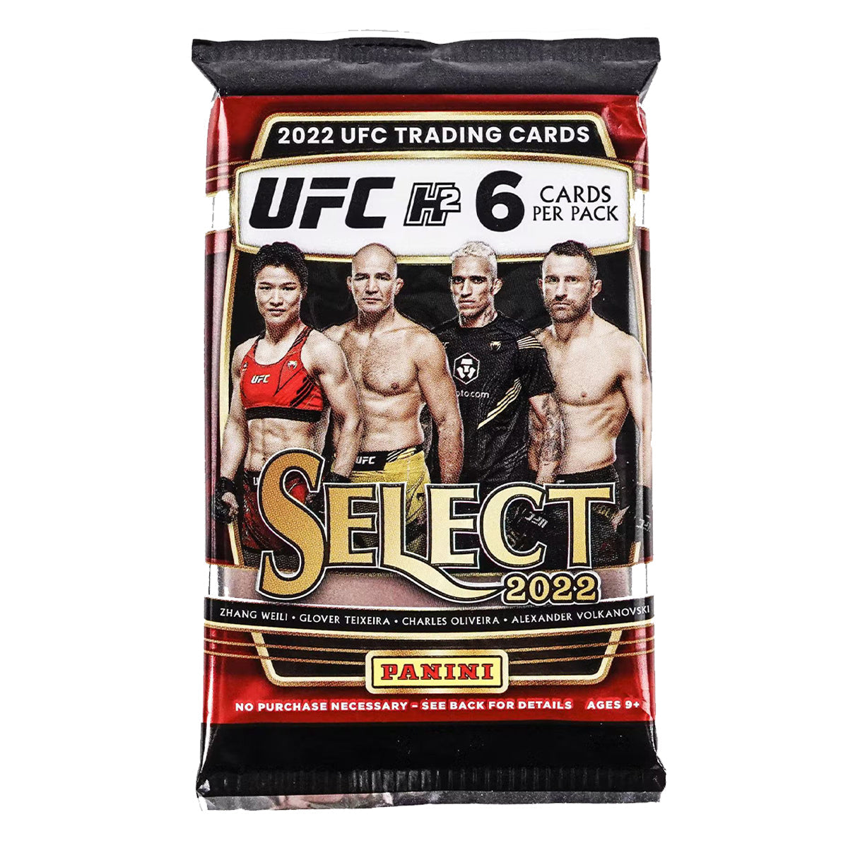 PANINI UFC 2022 Select H2 UFC Cards Box w/ 4 packs