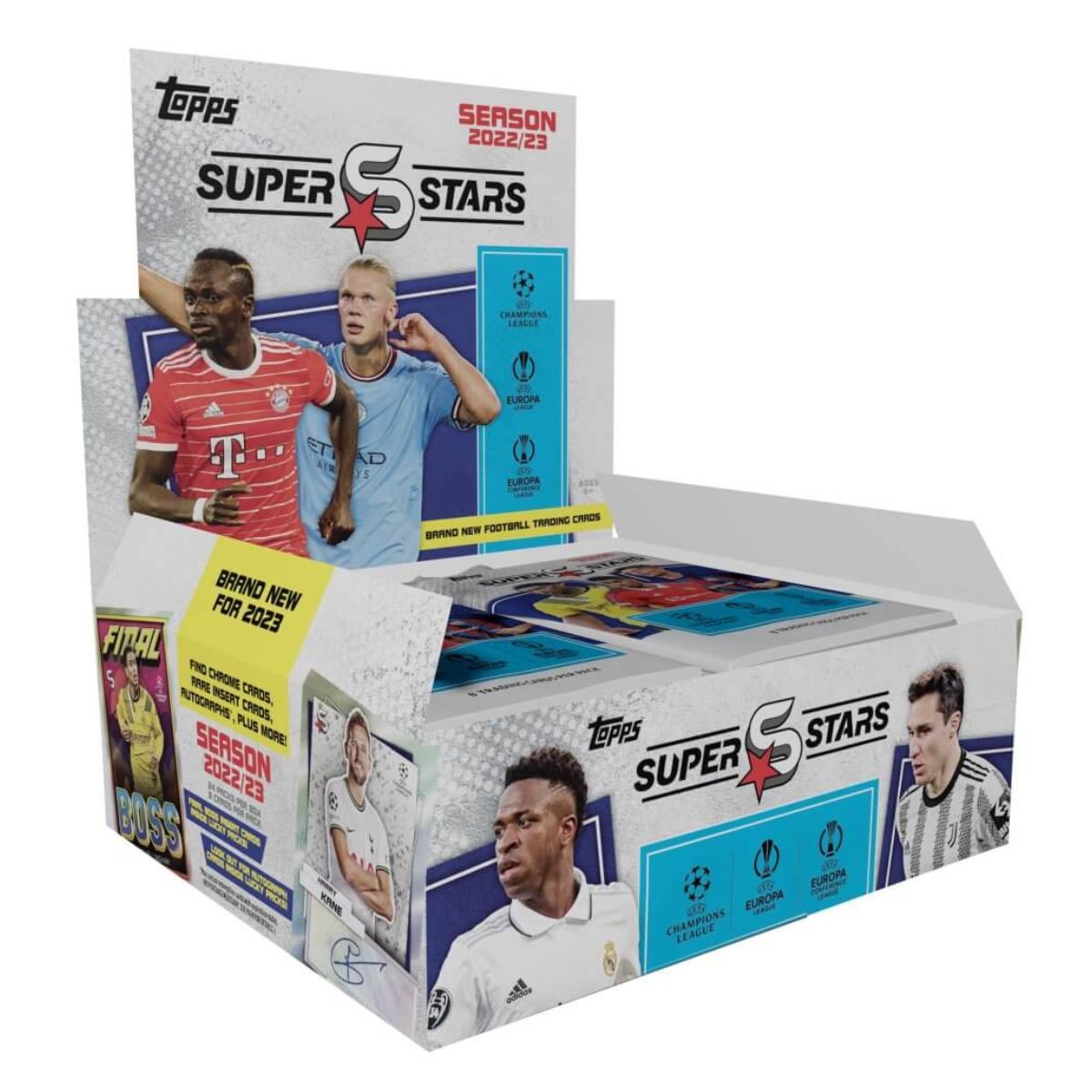 TOPPS UEFA Football Superstars 2023 Cards (Display of 24)