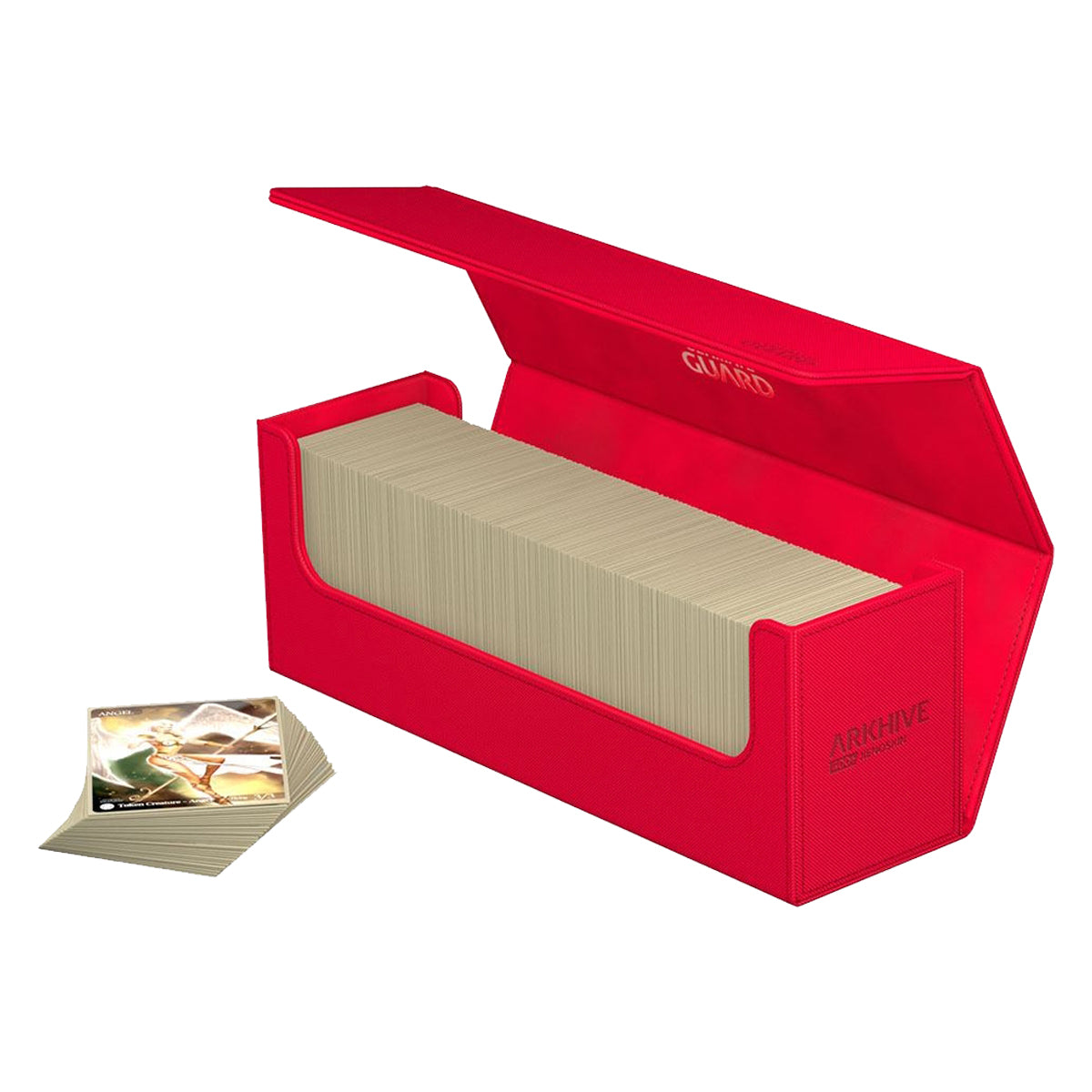 Ultimate Guard Arkhive 400+ XenoSkin Monocolor Red Deck Box