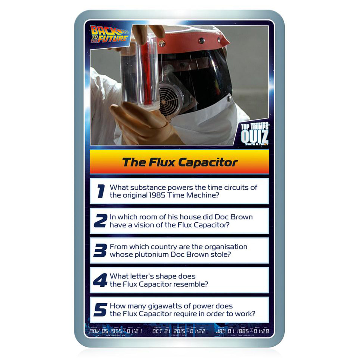 Top Trumps Quiz: Back To The Future