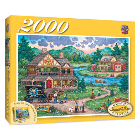 Masterpieces Puzzle Signature Collection Adirondack Anglers Puzzle 2000 pieces