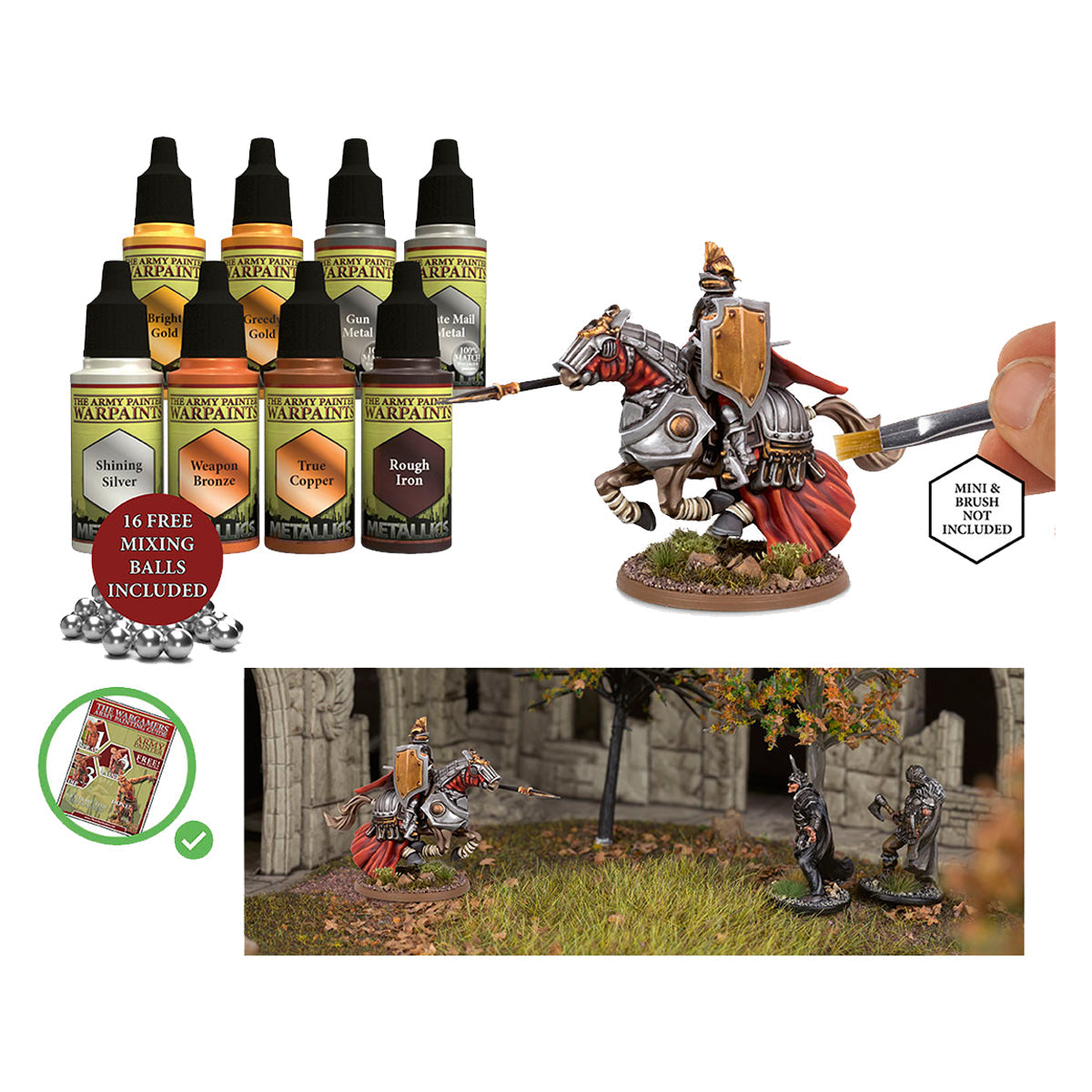 Army Painter Paint Set - Metallics Paint Set
