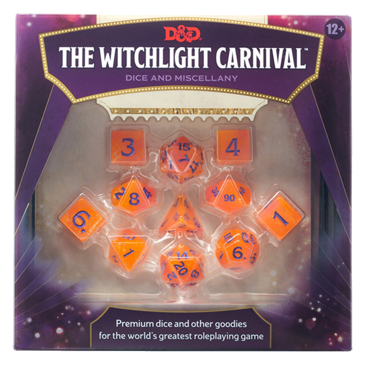 D&D Dungeons & Dragons The Witchlight Carnival Dice & Miscellany