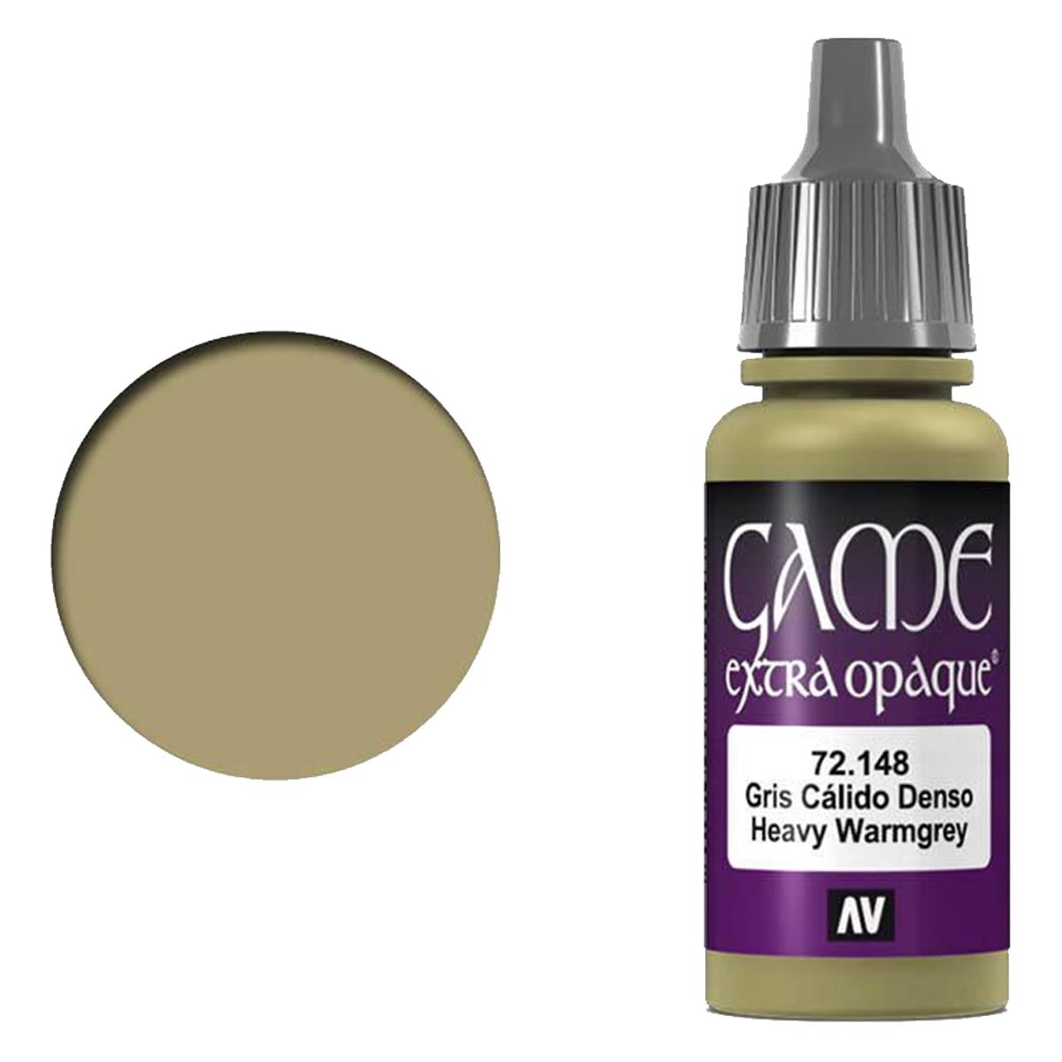 Vallejo Game Colour - Extra Opaque Heavy Warm Grey 17 ml