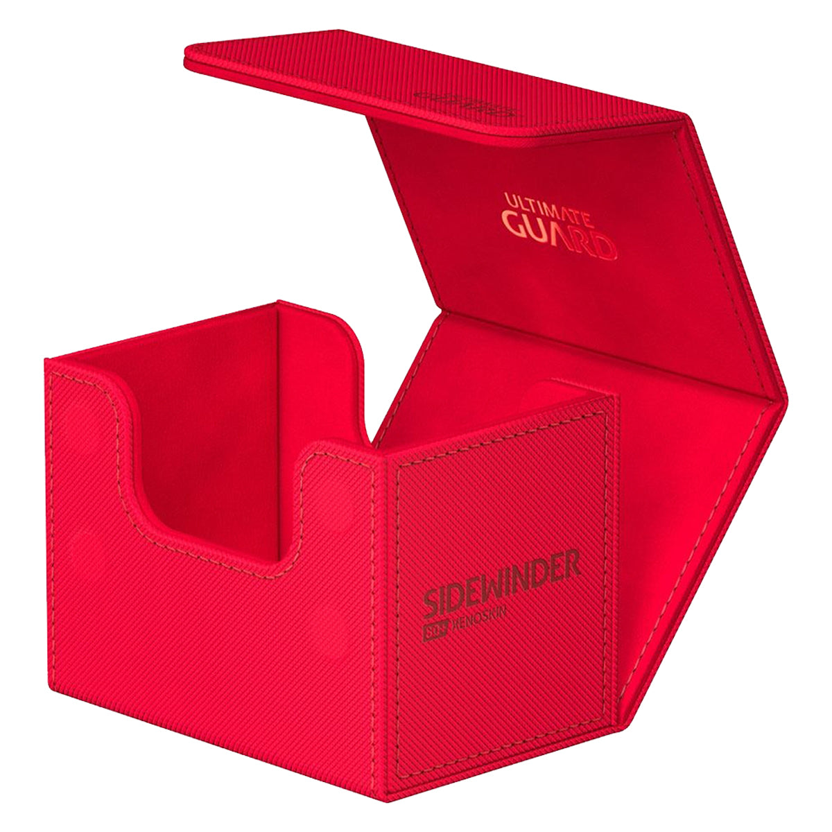 Ultimate Guard Sidewinder 80+ Xenoskin Monocolor Red Deck Box