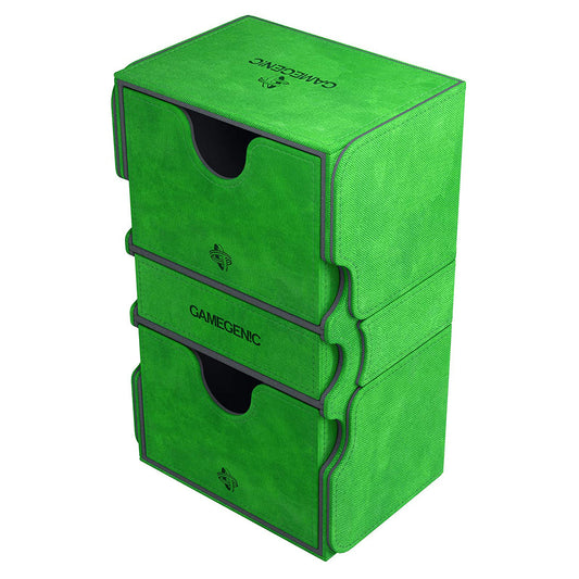 Gamegenic Stronghold 200+ Convertible Green Deck Box