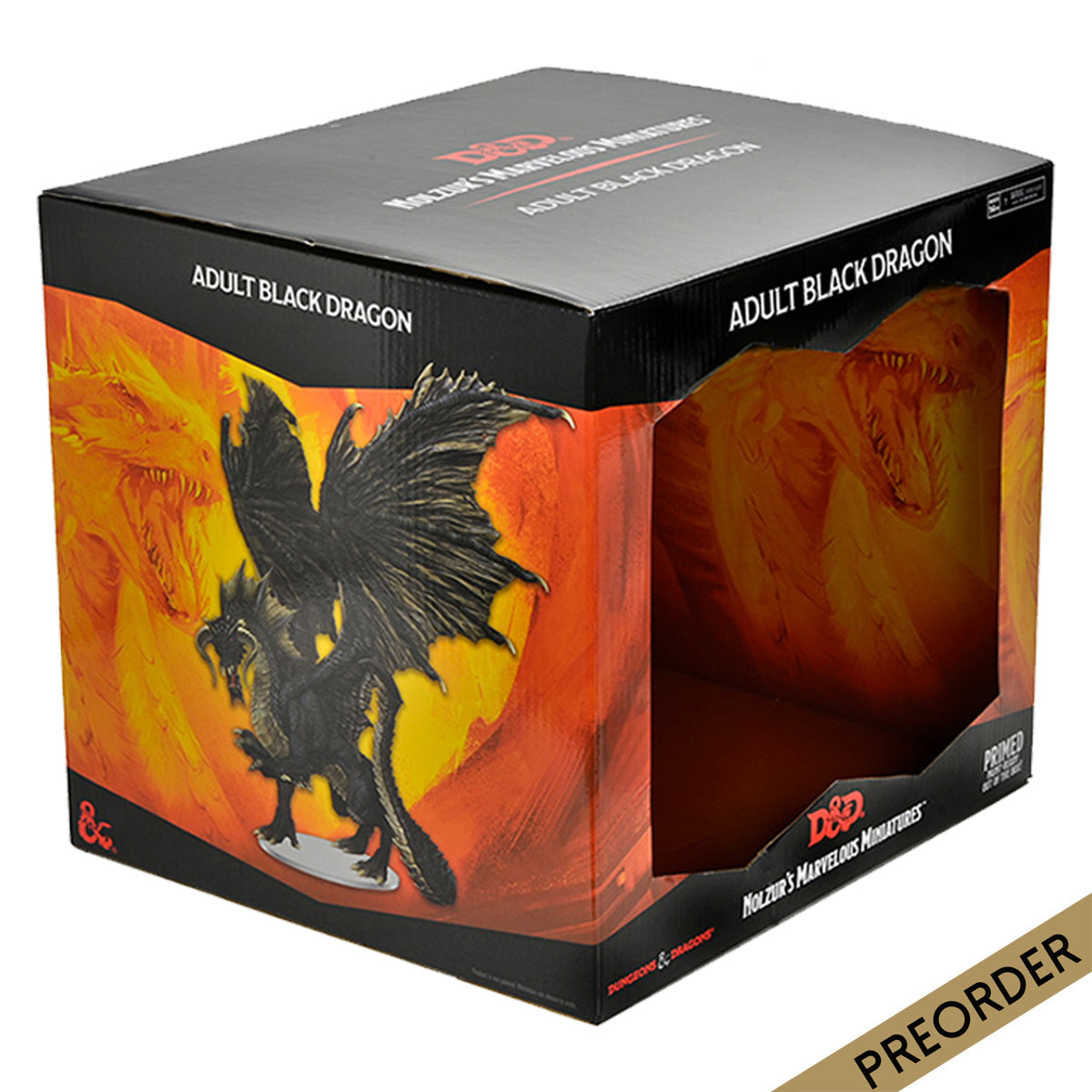 D&D Nolzurs Marvelous Miniatures Adult Black Dragon