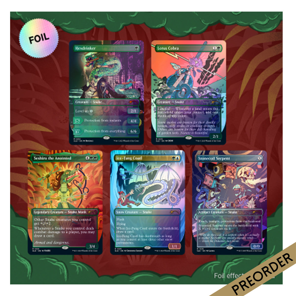 Secret Lair Ssssssnakessssss Foil Edition