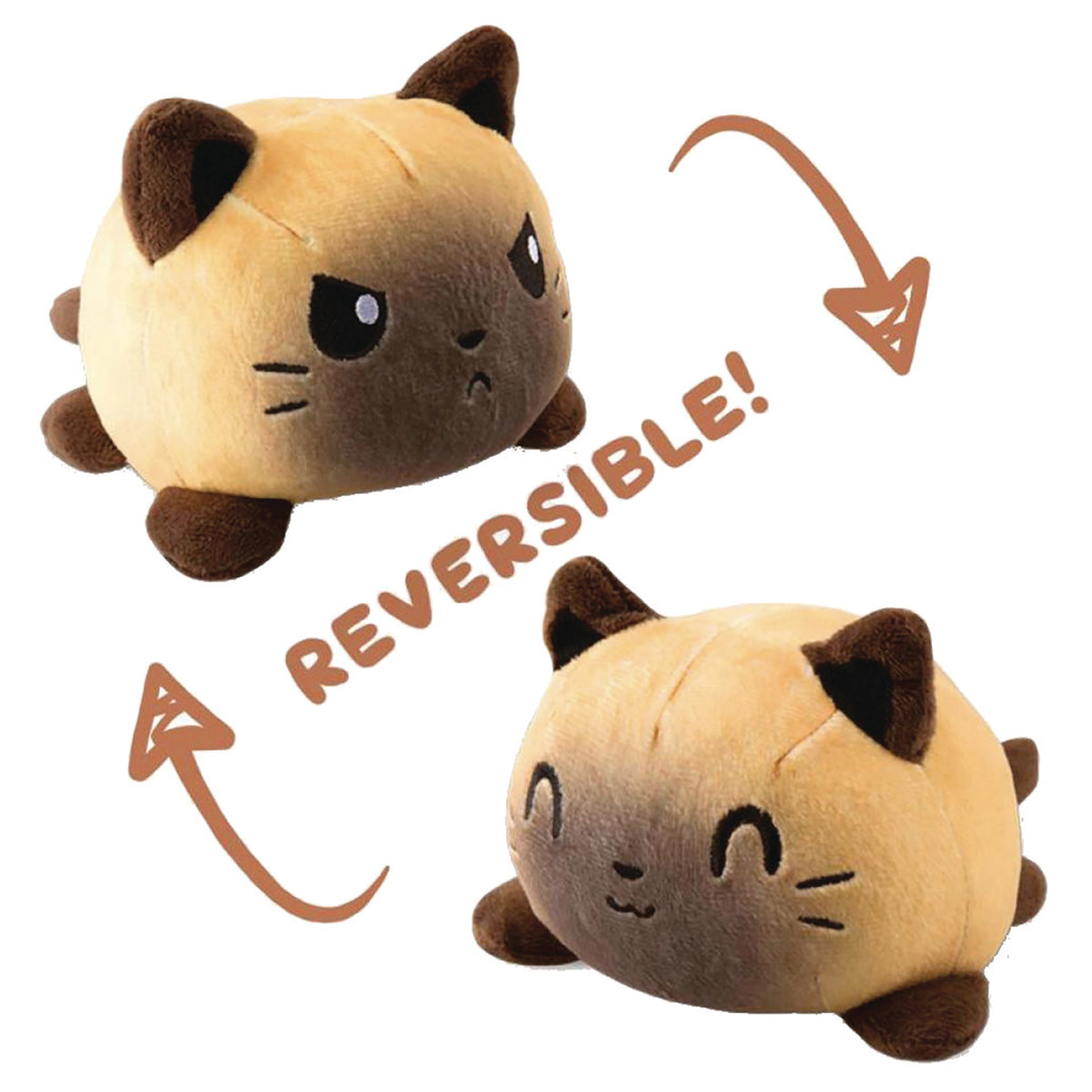 Reversible Plushie Siamese Cat