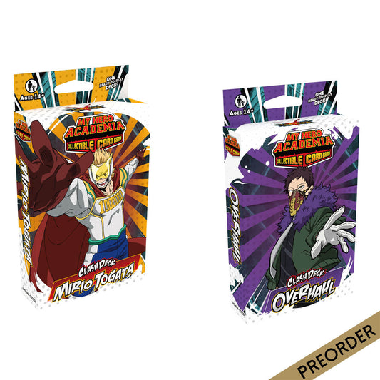 My Hero Academia CCG Wave 5 Undaunted Raid Clash Decks (Pair)