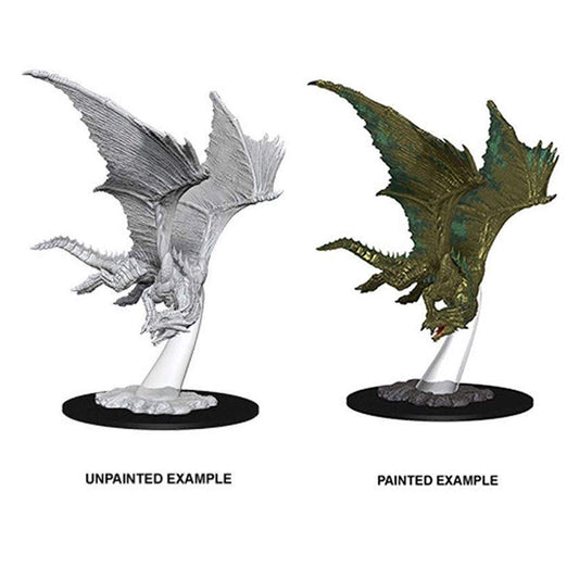 D&D Nolzurs Marvelous Unpainted Miniatures Young Bronze Dragon