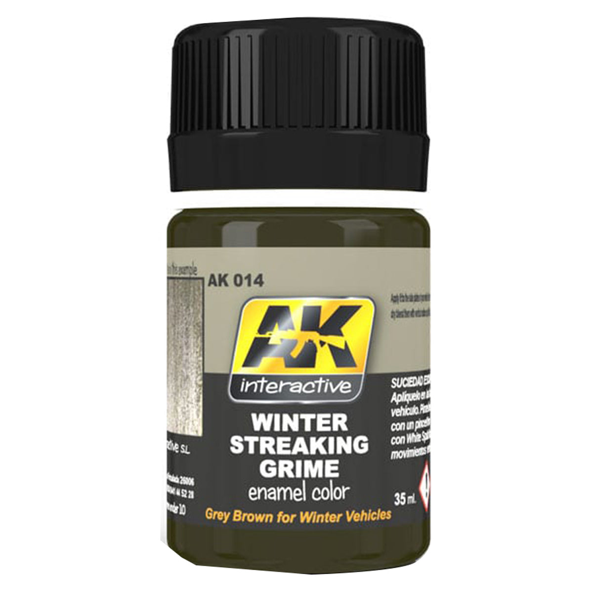 AK Interactive Weathering Products - Streaking Grime for Winter Vehicles
