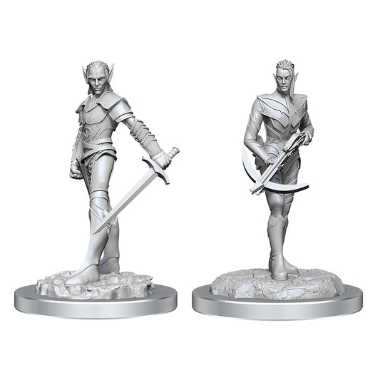 D&D Nolzurs Marvelous Miniatures Drow Fighters