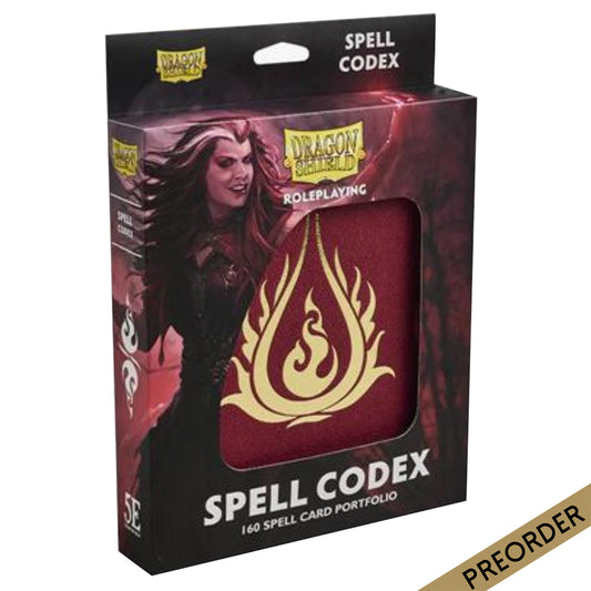 Dragon Shield Roleplaying Spell Codex Blood Red