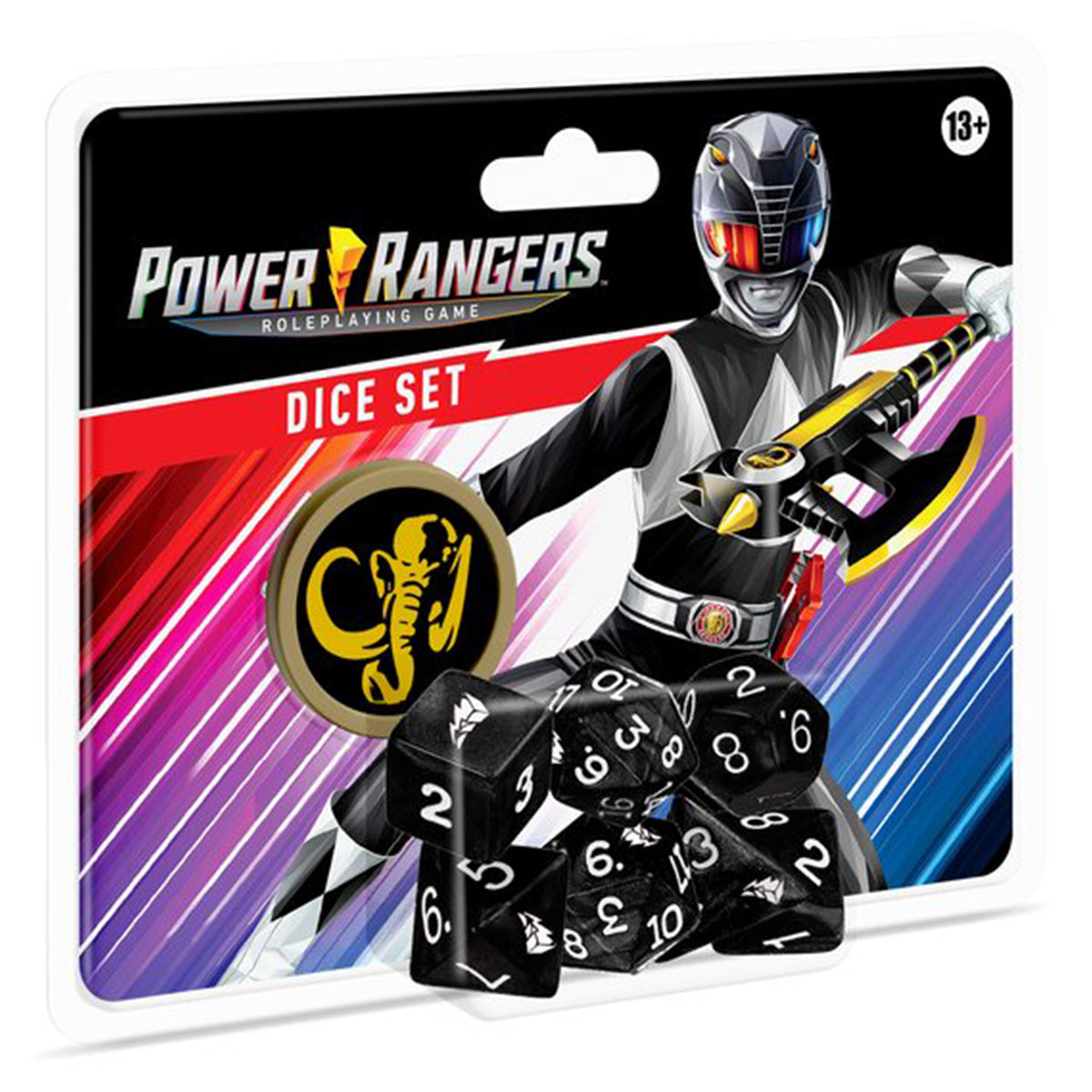 Power Rangers RPG Black Dice Set